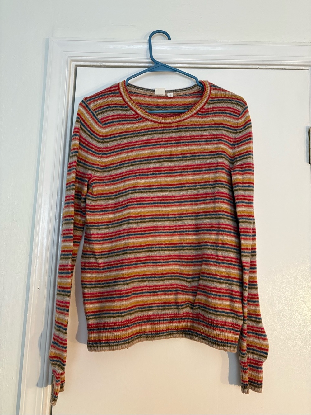GAP Multicolor Striped Crewneck Sweater